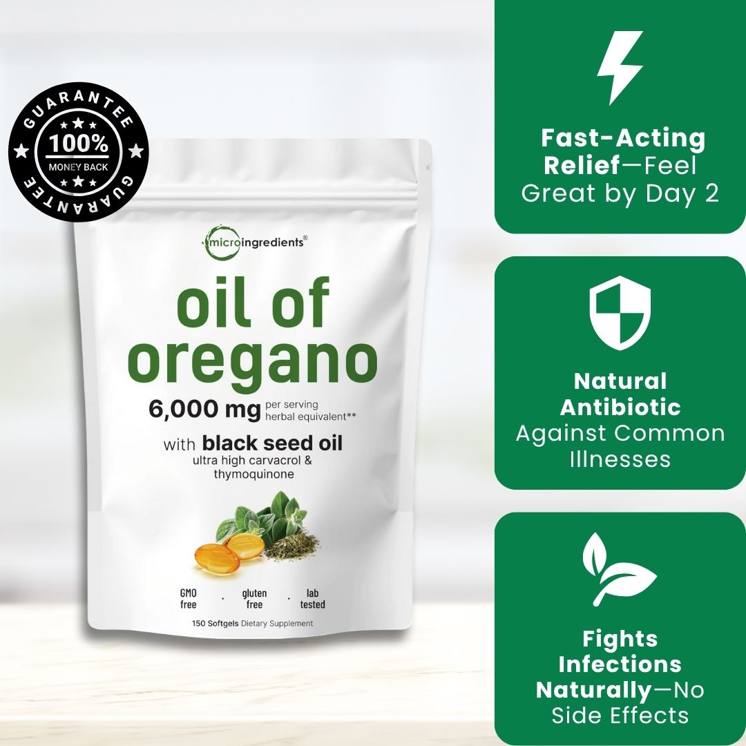 (60 pcs) Microsupplements™ Oil Of Oregano