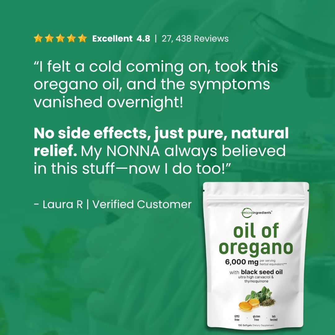 (60 pcs) Microsupplements™ Oil Of Oregano